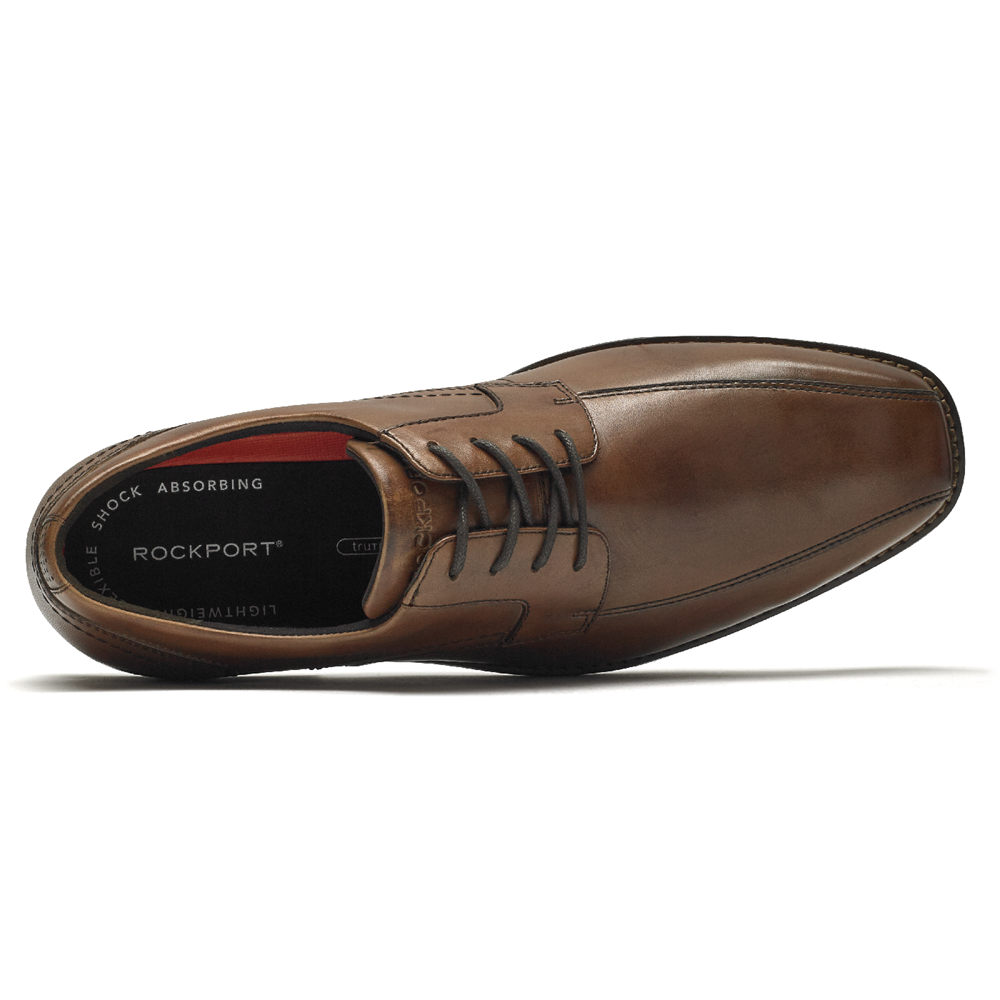 Oxfords Rockport Homem Marrom - Slayter Bike Toe - 41268CJSF